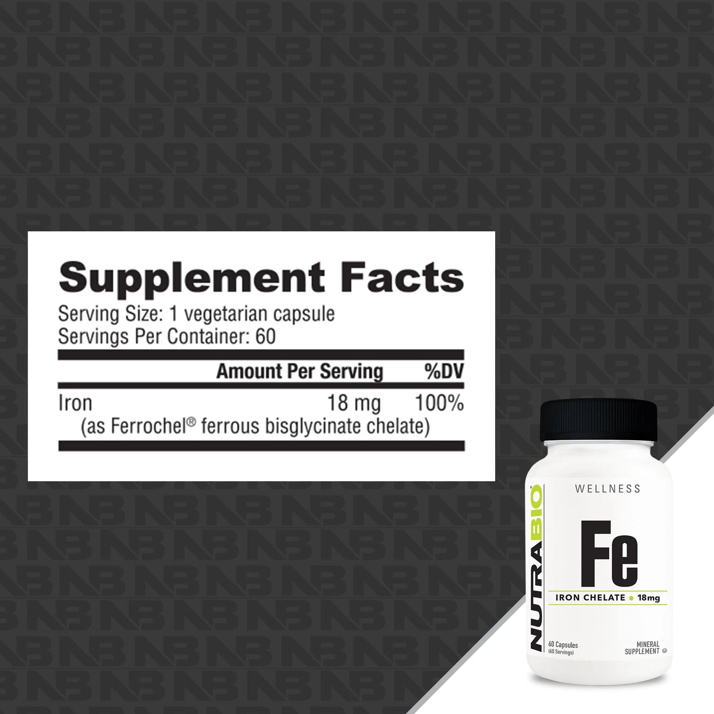 NutraBio - Iron Chelate