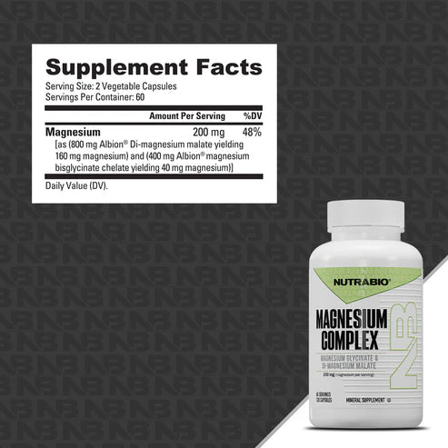 NutraBio - Magnesium Complex