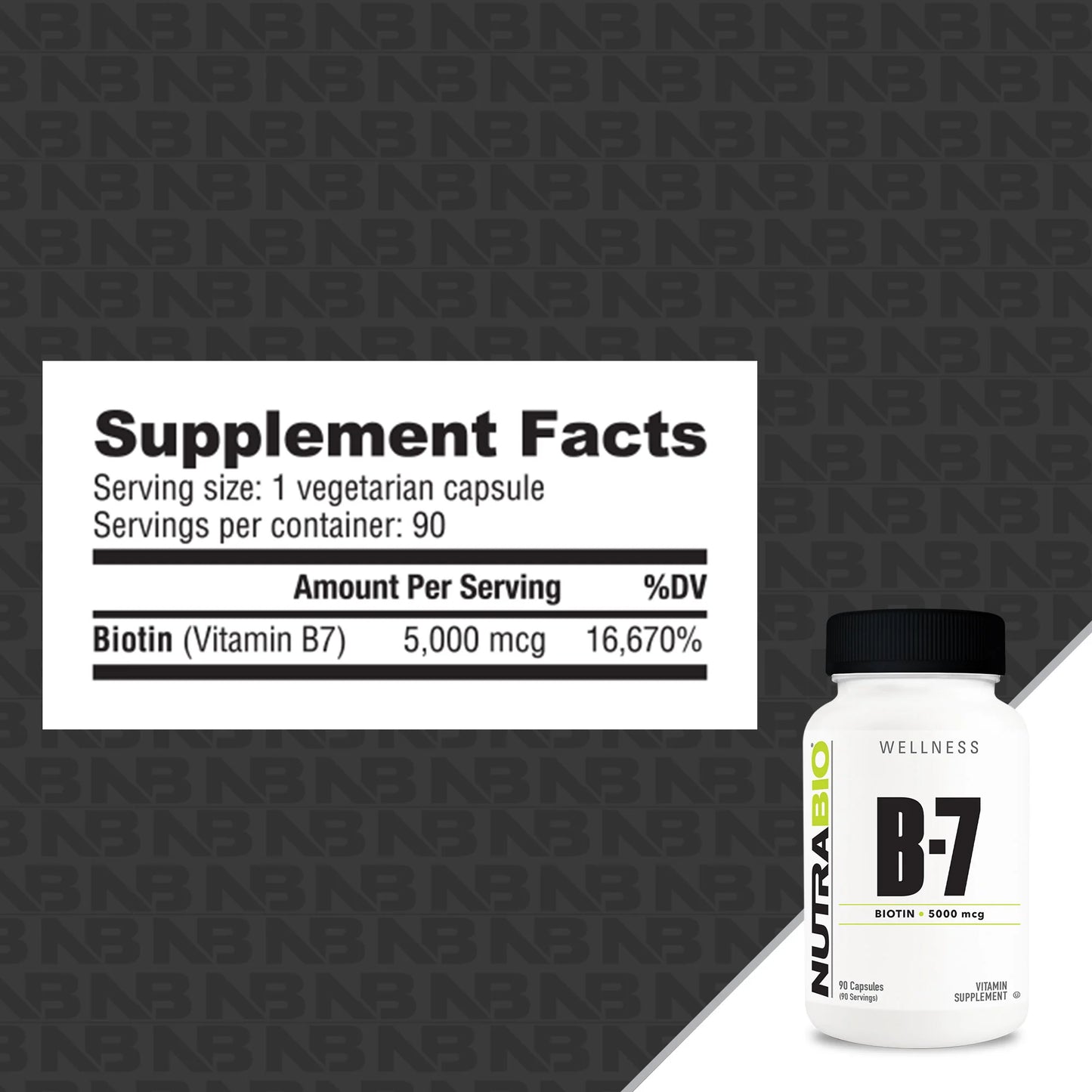 NutraBio - Biotin