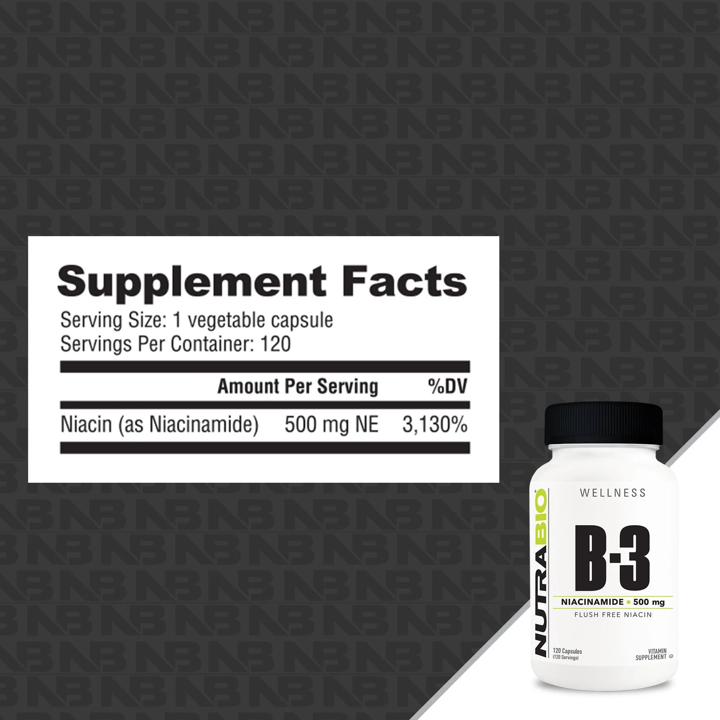 NutraBio - Niacinamide B3