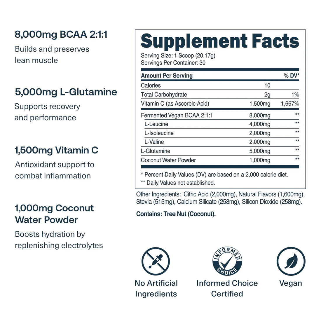 Transparent Labs - BCAA Glutamine