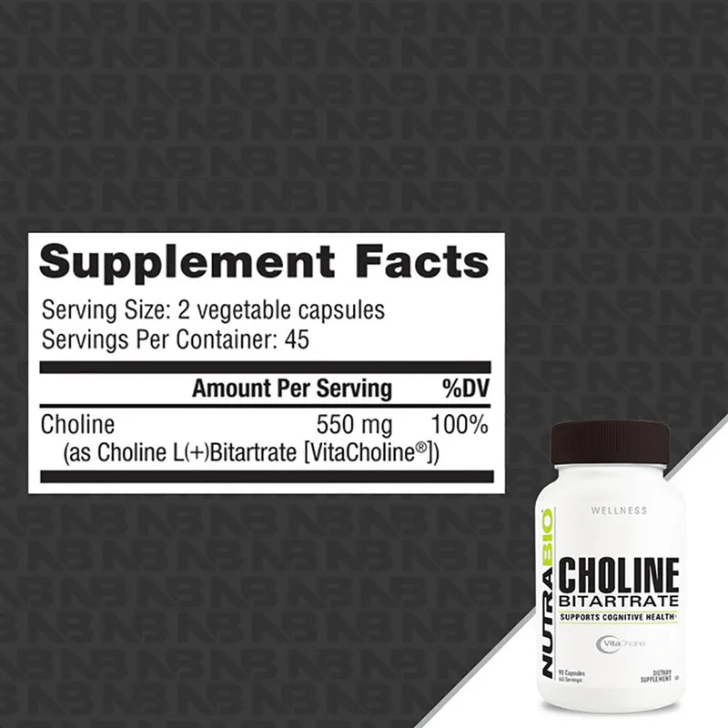NutraBio - Choline Bitartrate