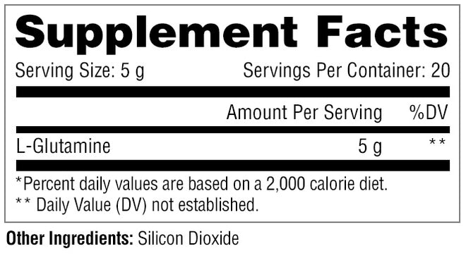 Metabolic Nutrition - L-Glutamine