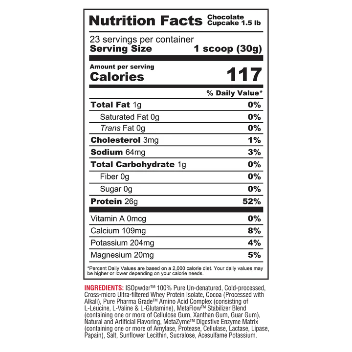 Metabolic Nutrition - Iso PWDR 1.5LB