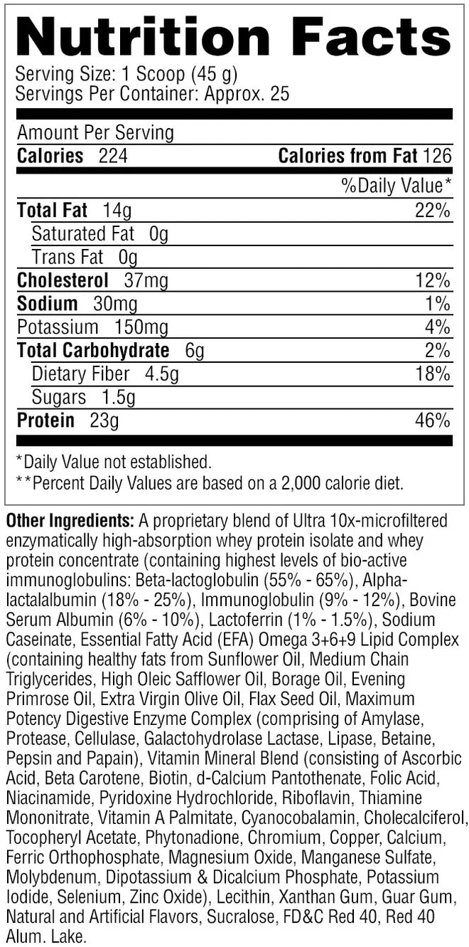 Metabolic Nutrition - MuscleLean Protein 2.5LB