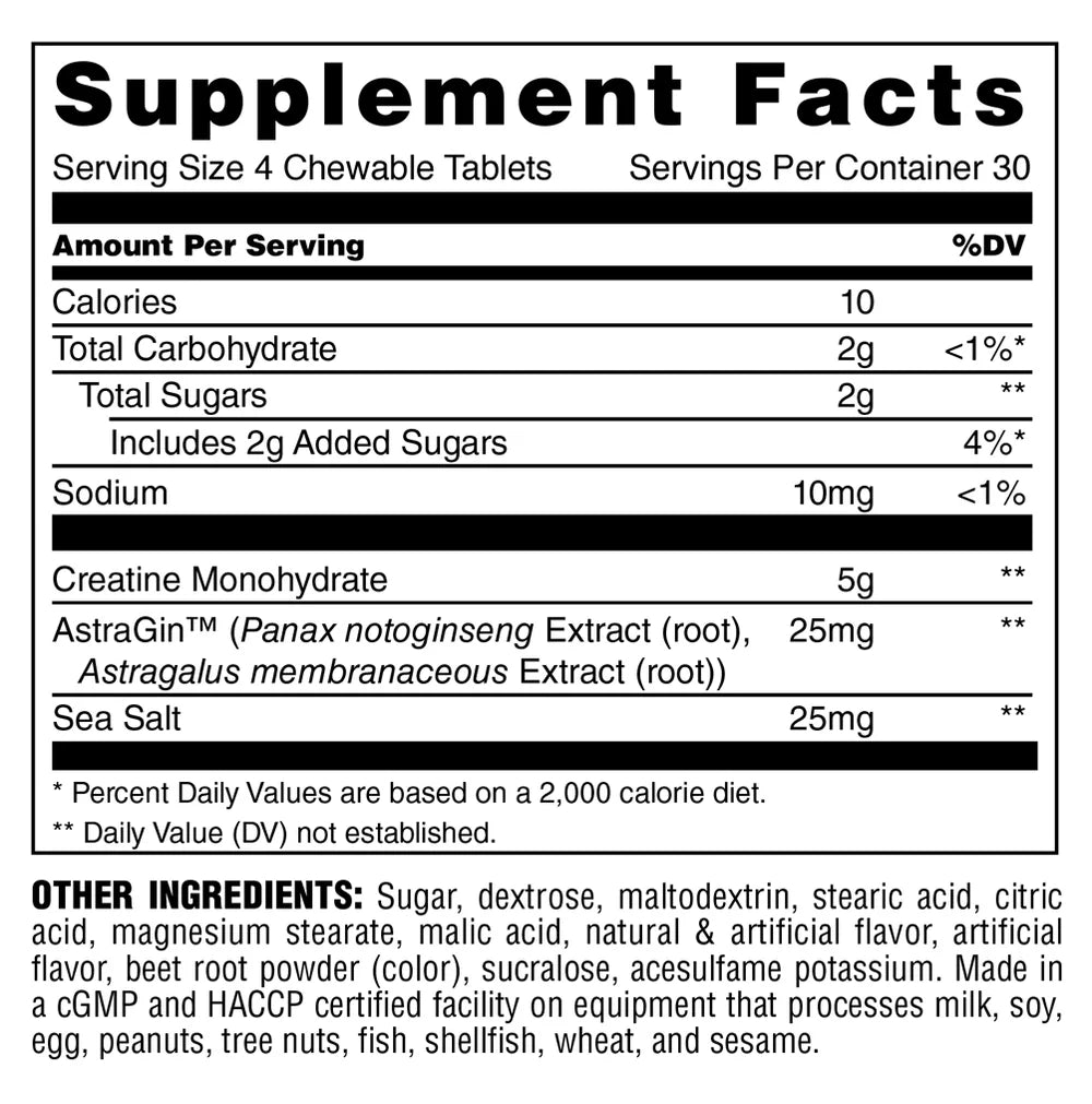 Animal - Creatine Chews