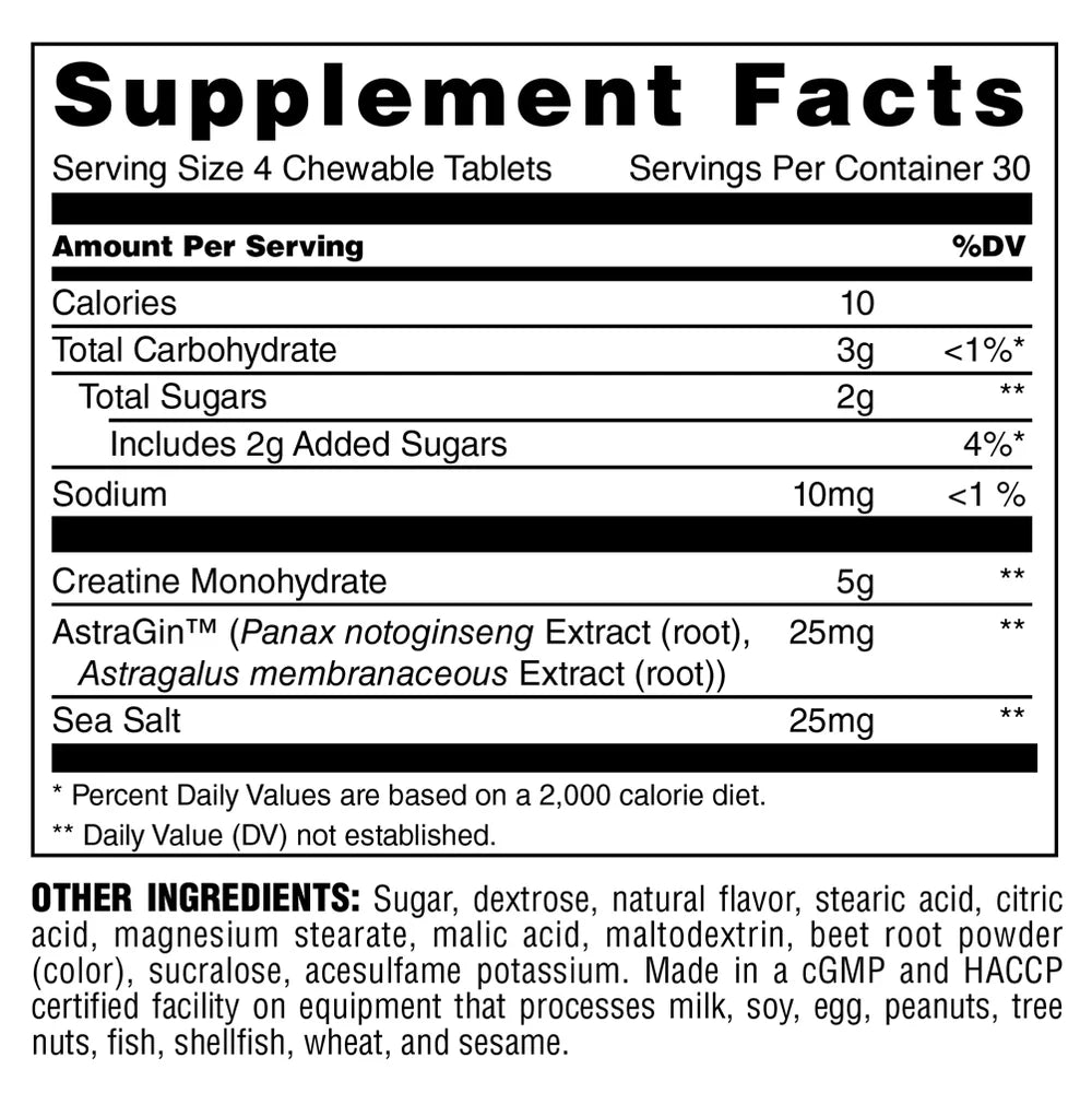 Animal - Creatine Chews