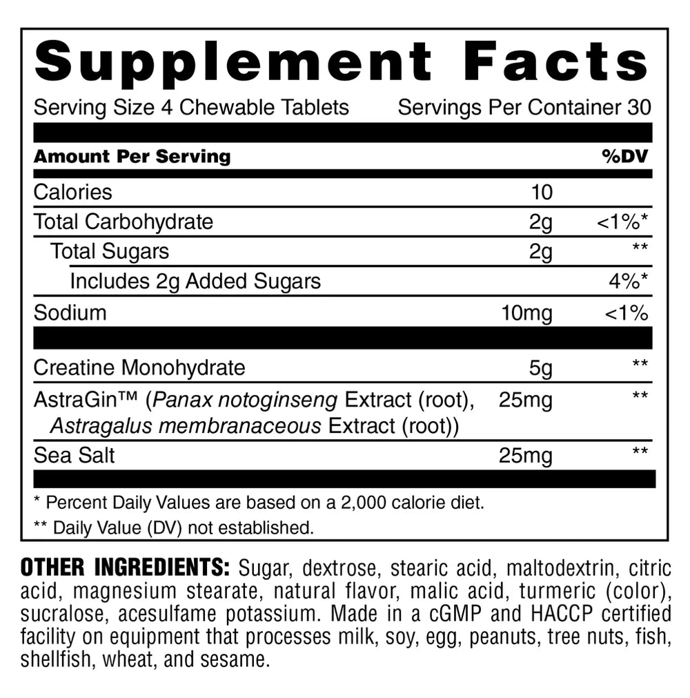 Animal - Creatine Chews