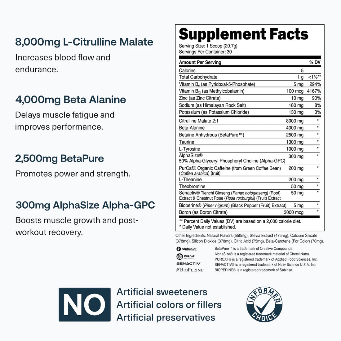 Transparent Labs - BULK Pre Workout
