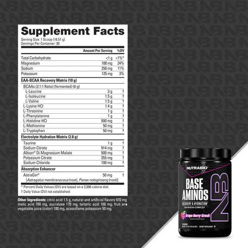 NutraBio - Base Aminos