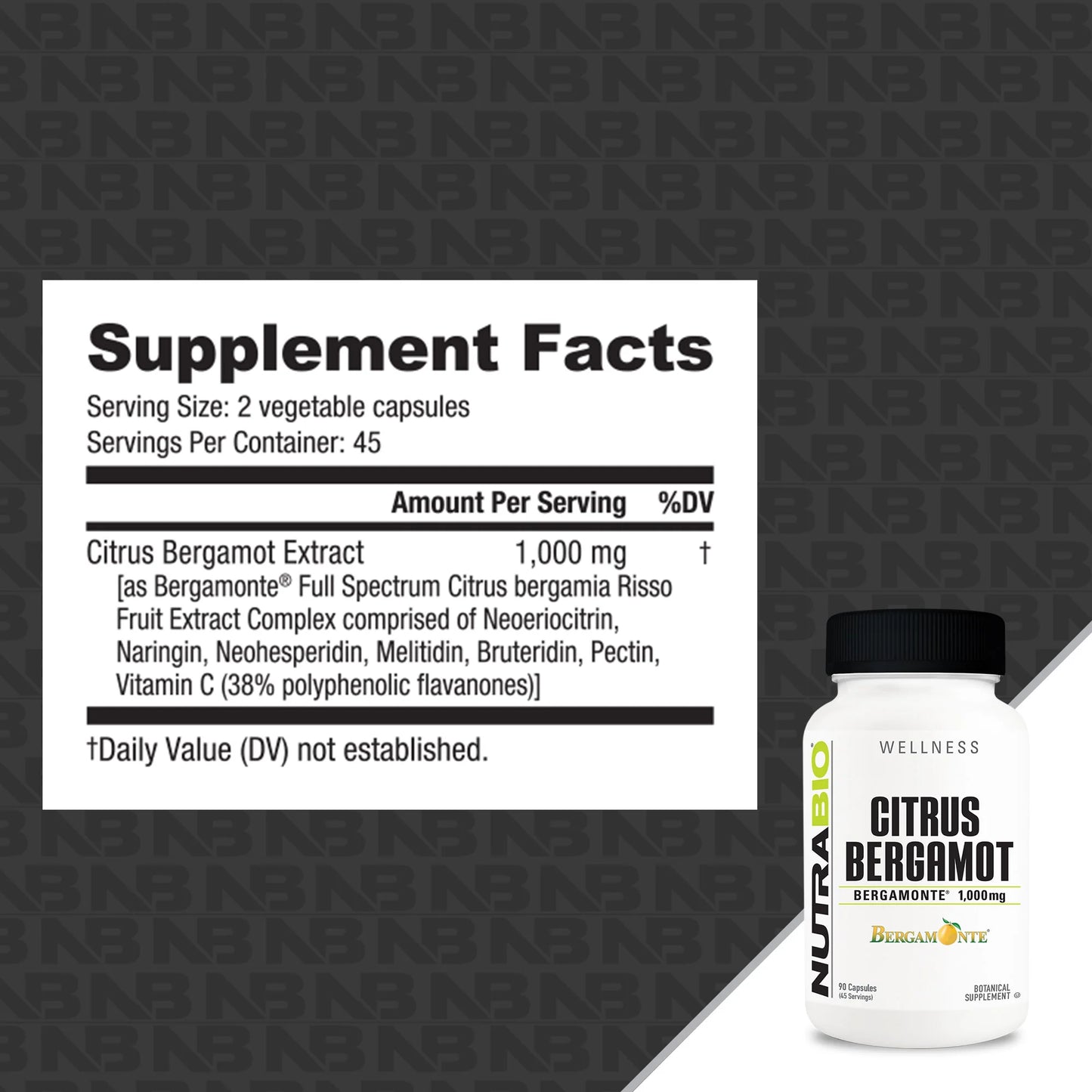 NutraBio - Citrus Bergamot
