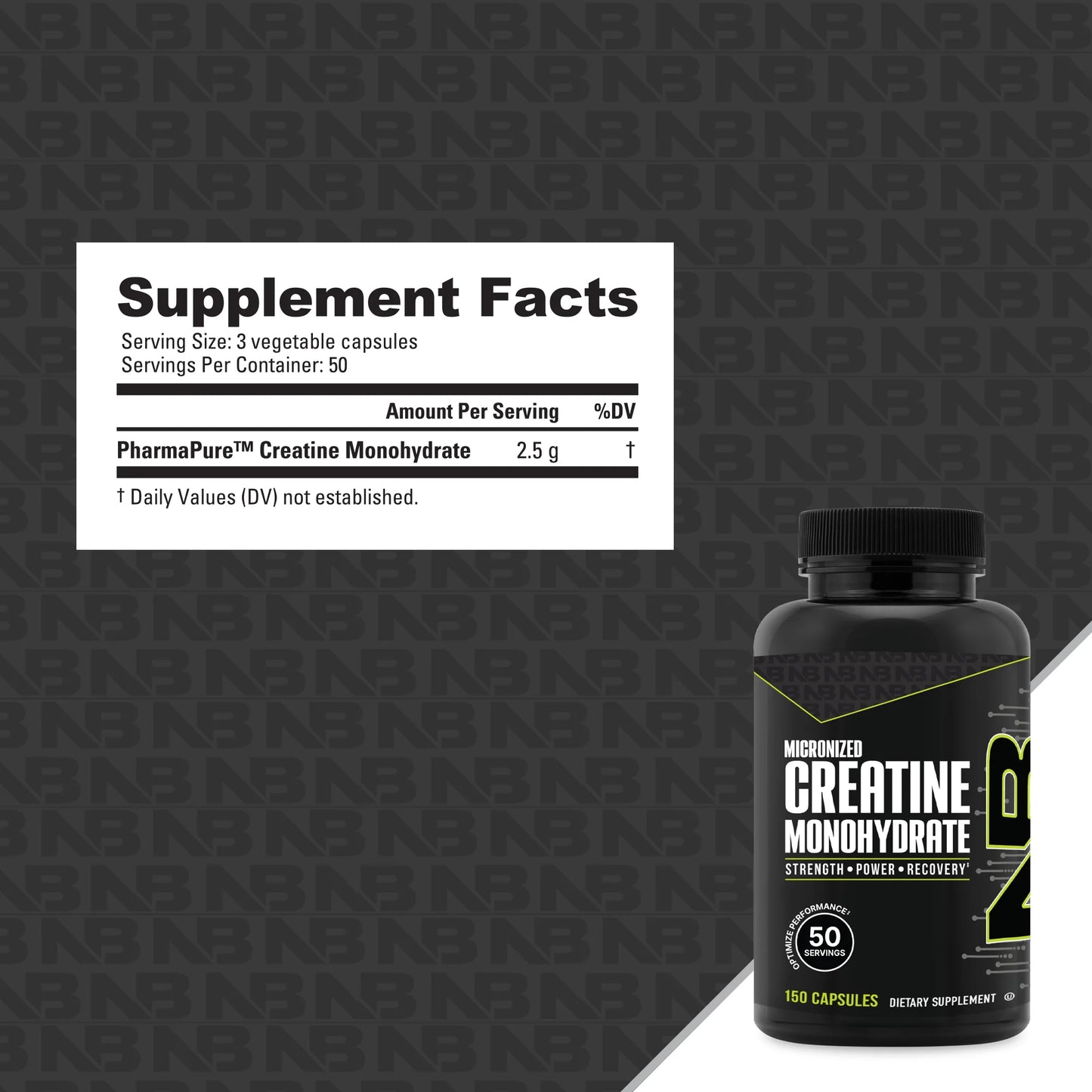 NutraBio - Creatine Capsules