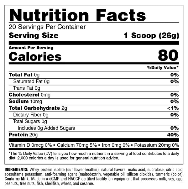 Animal - Clear Whey Isolate Protein