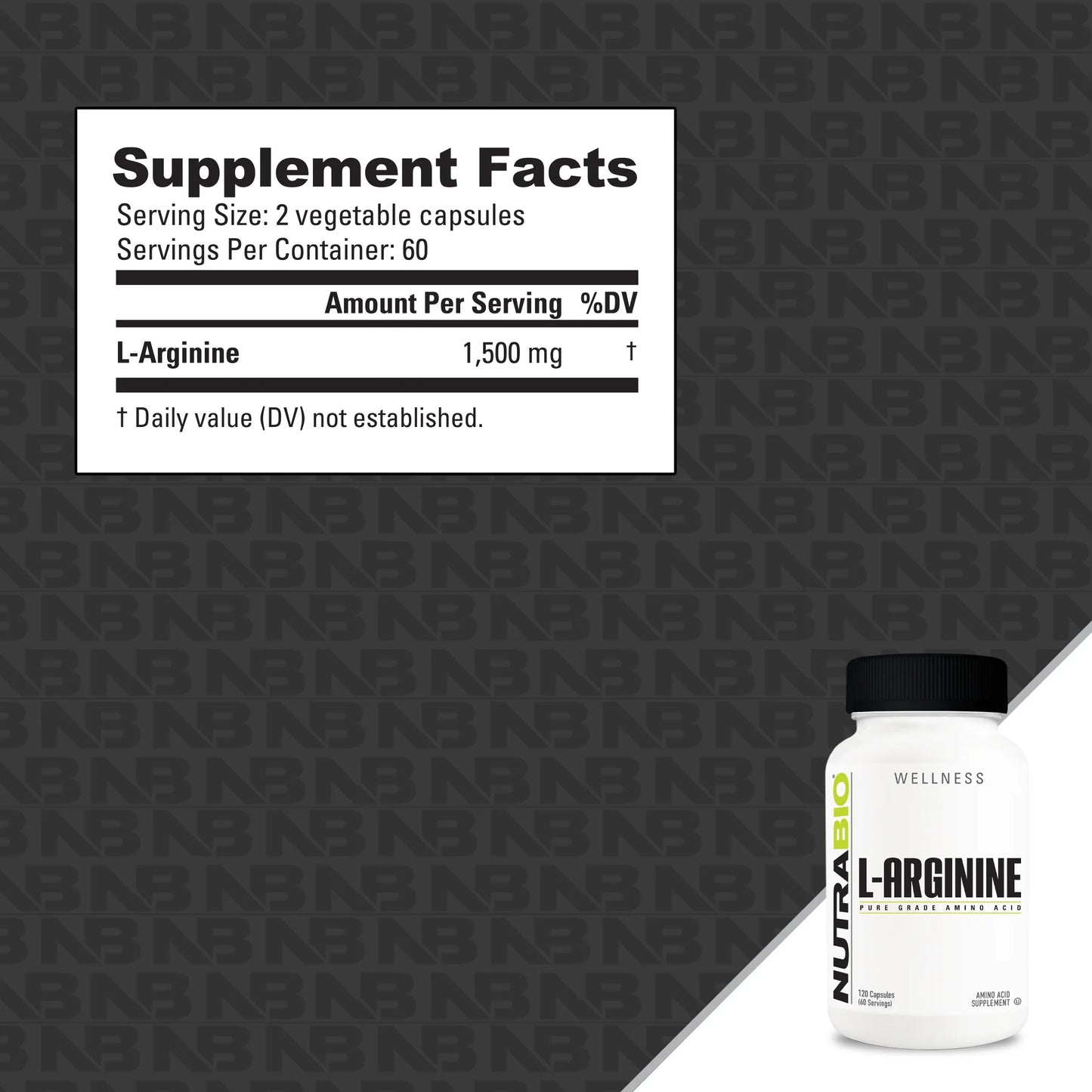 NutraBio - L-Arginine