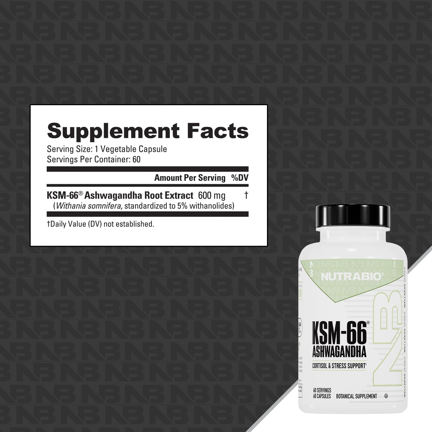 NutraBio - Ashwagandha KSM-66