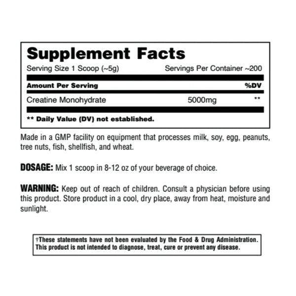 Animal - Creatine Monohydrate