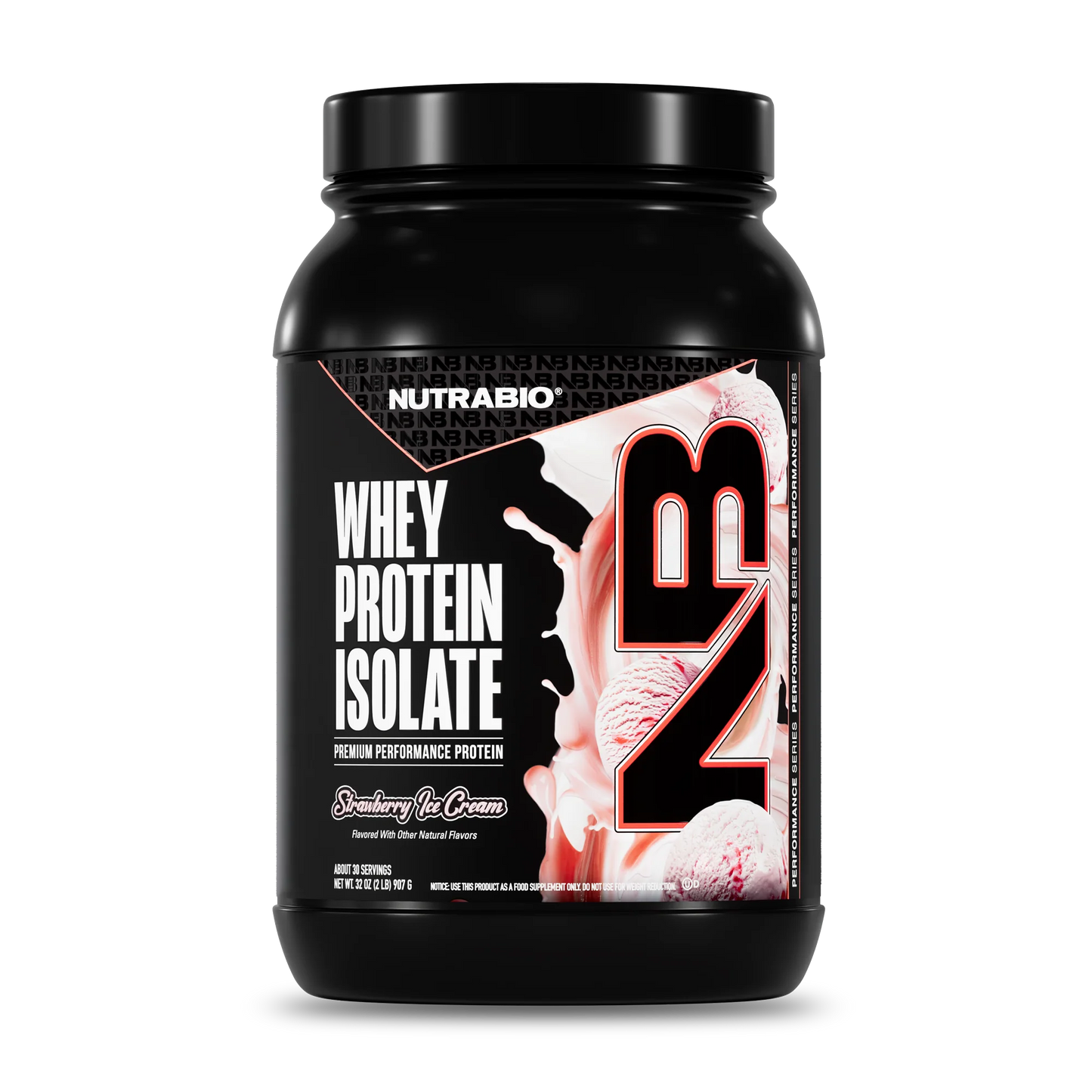 NutraBio - Whey Isolate 2LB
