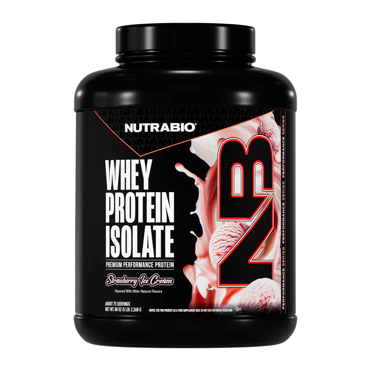 NutraBio - Whey Isolate 5LB
