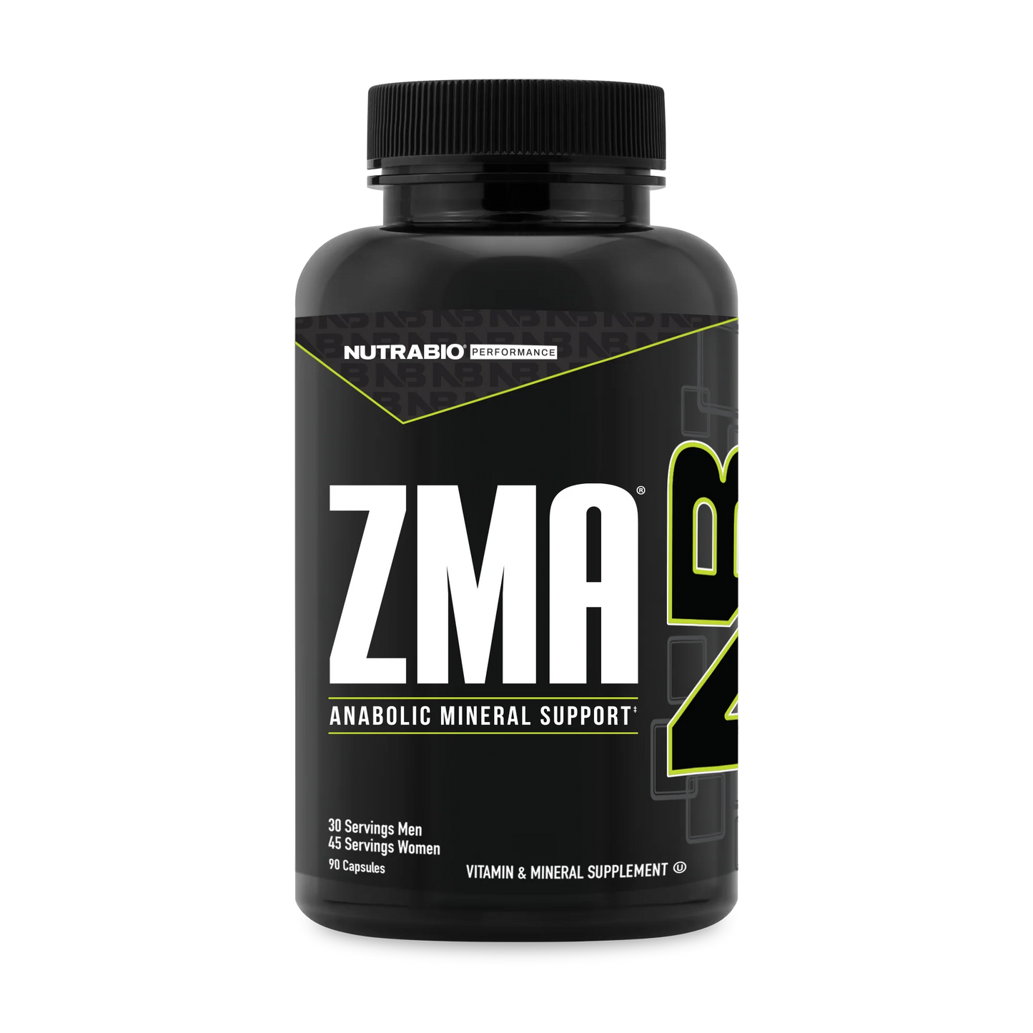 NutraBio - ZMA (Zinc Magnesium Aspartate)
