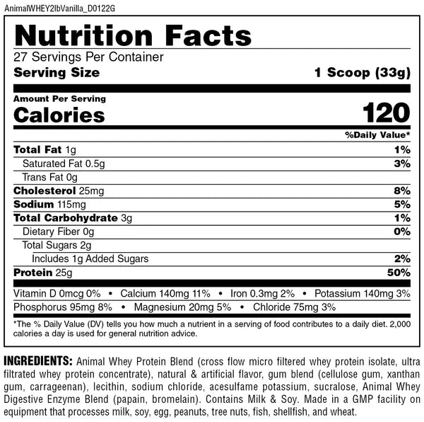 Animal - Iso Whey Protein 2LB
