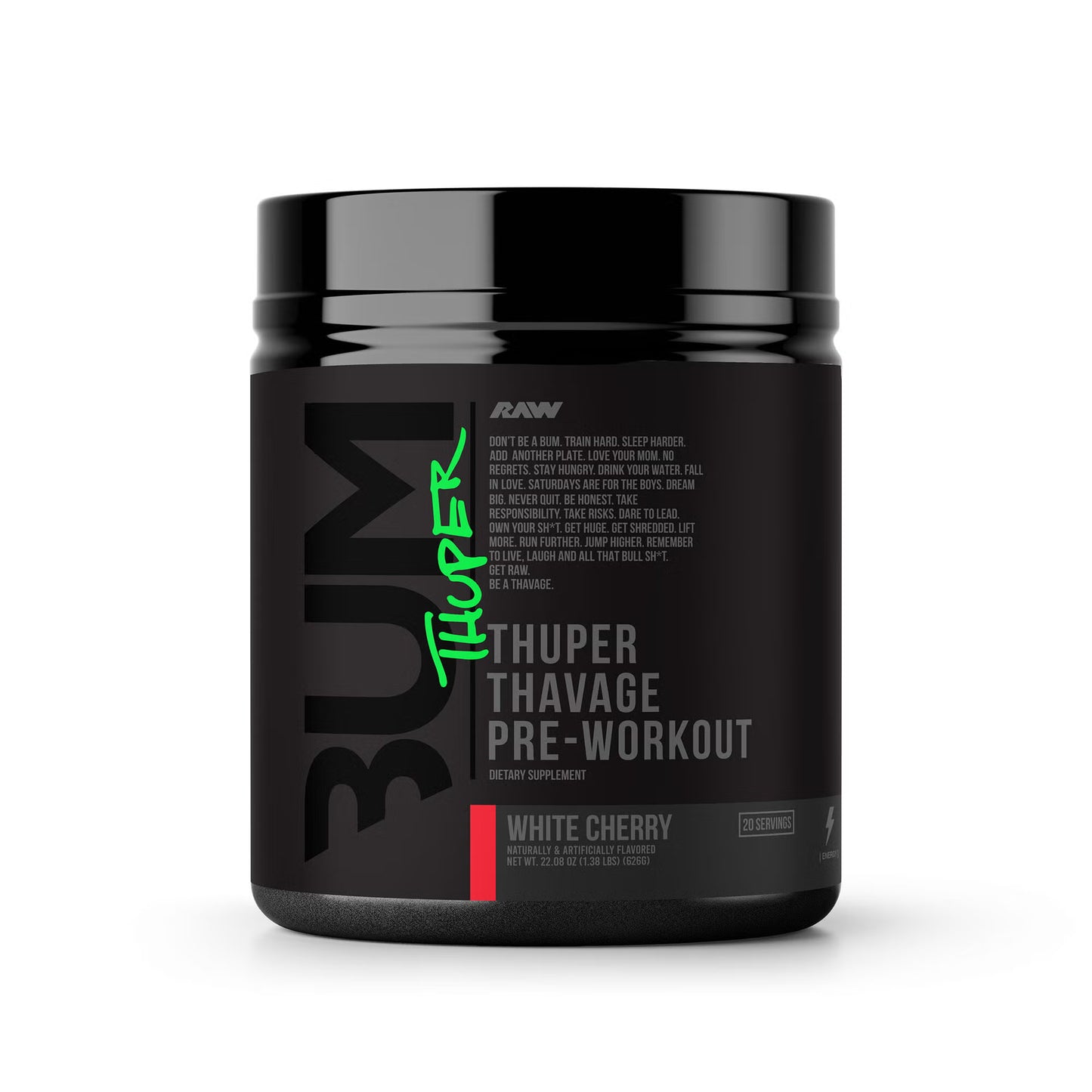 RAW - CBUM Thuper Thavage Pre Workout