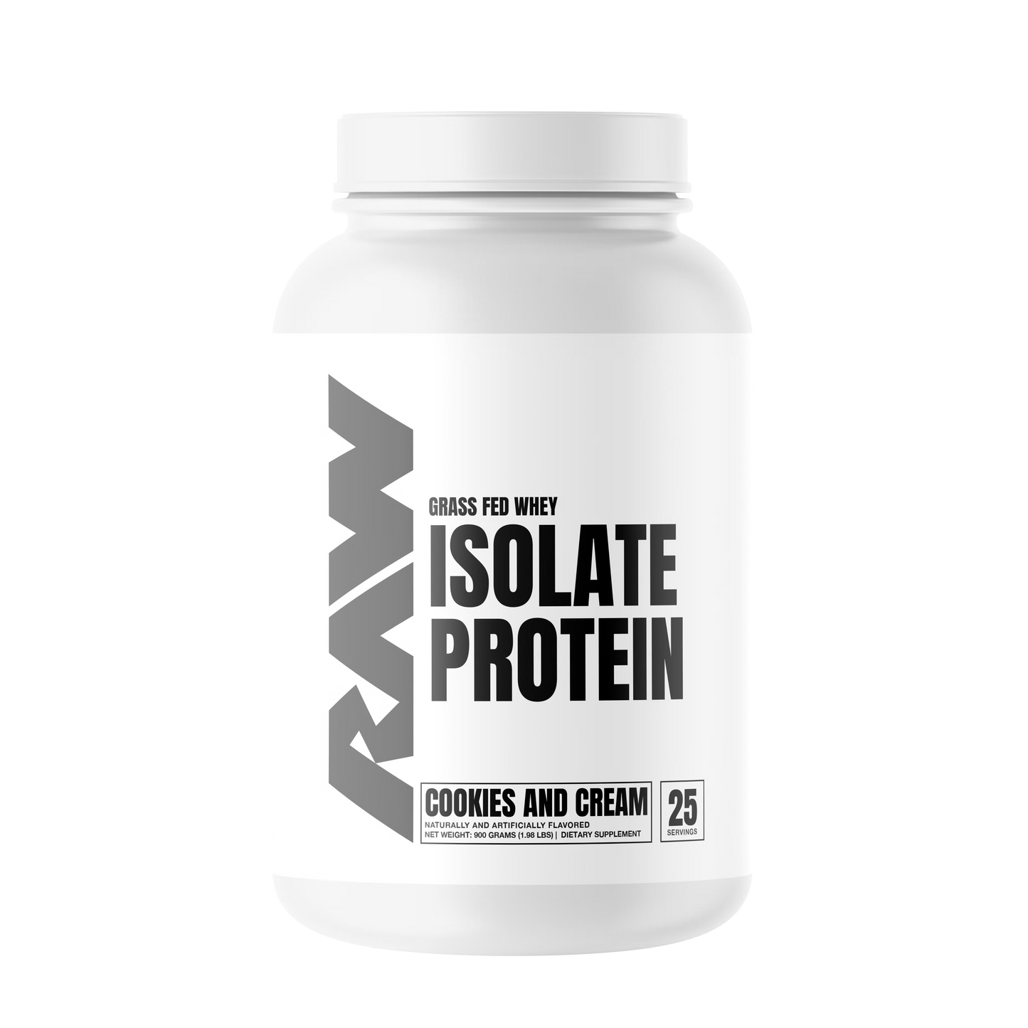RAW - Grass Fed Whey Isolate Protein 2LB