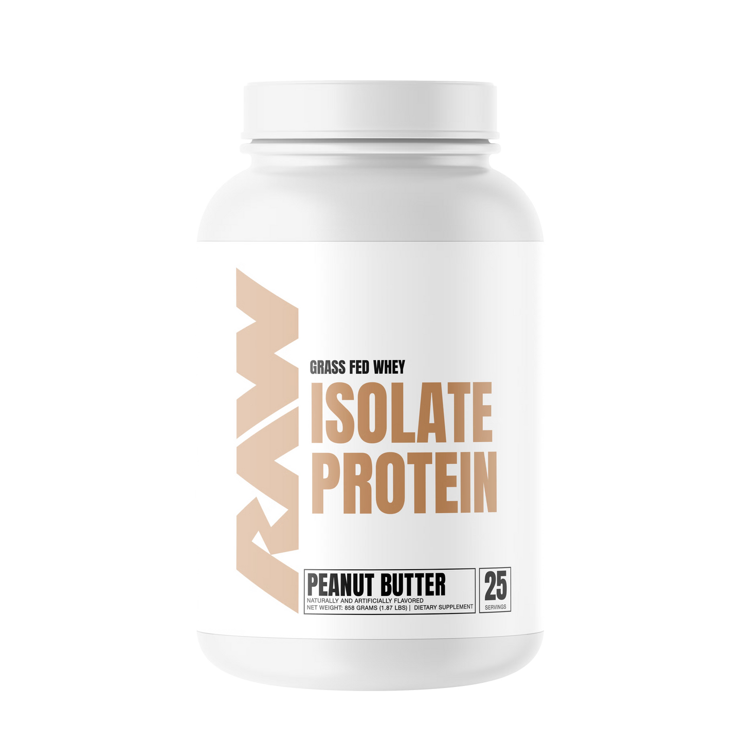 RAW - Grass Fed Whey Isolate Protein 2LB