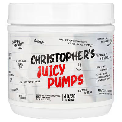 RAW - Christopher's Juicy Pumps Preworkout