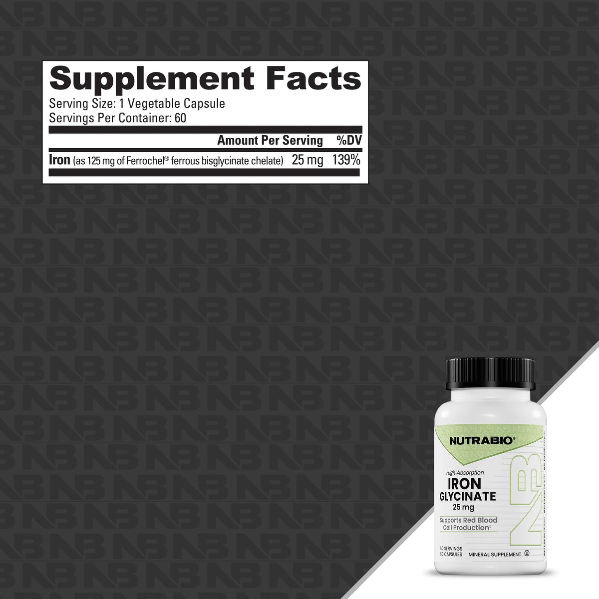 NutraBio - Iron Glycinate