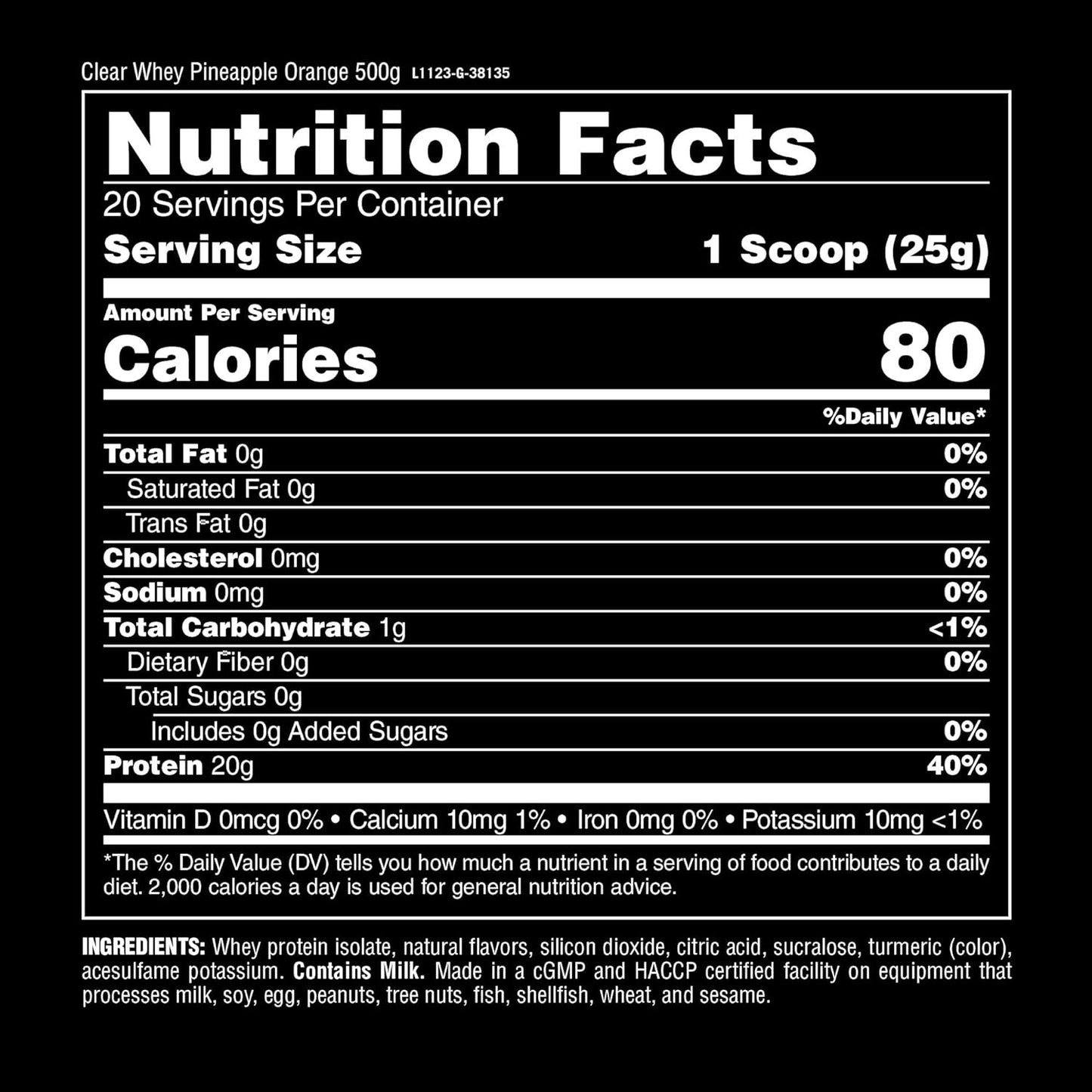 Animal - Clear Whey Isolate Protein