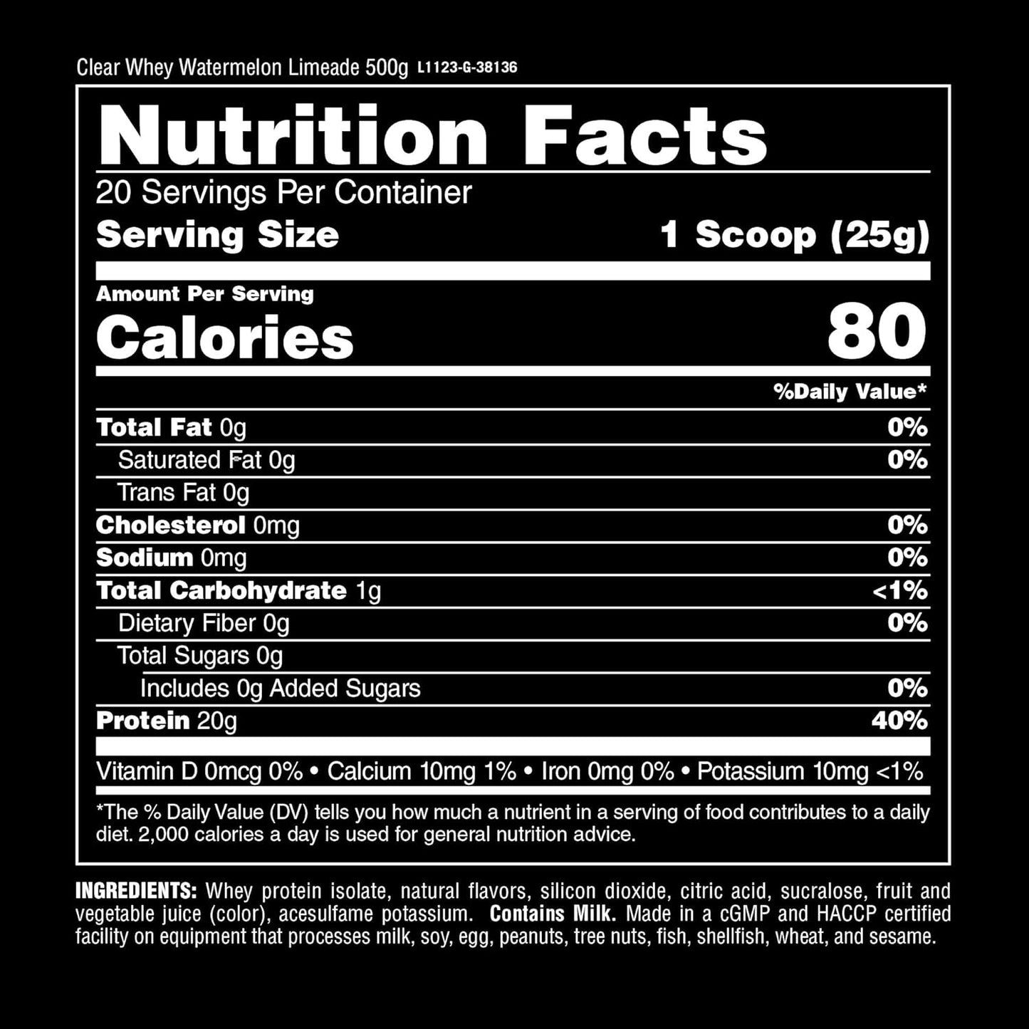 Animal - Clear Whey Isolate Protein