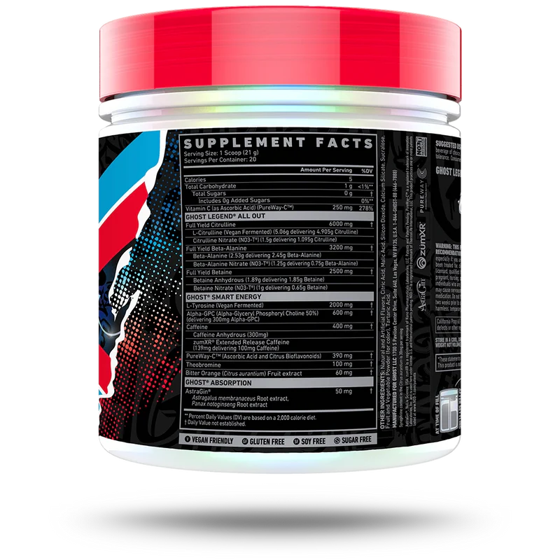 Ghost - All Out Legend V2 Pre-Workout