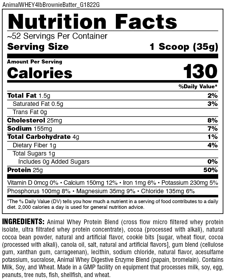 Animal - Iso Whey Protein 4LB