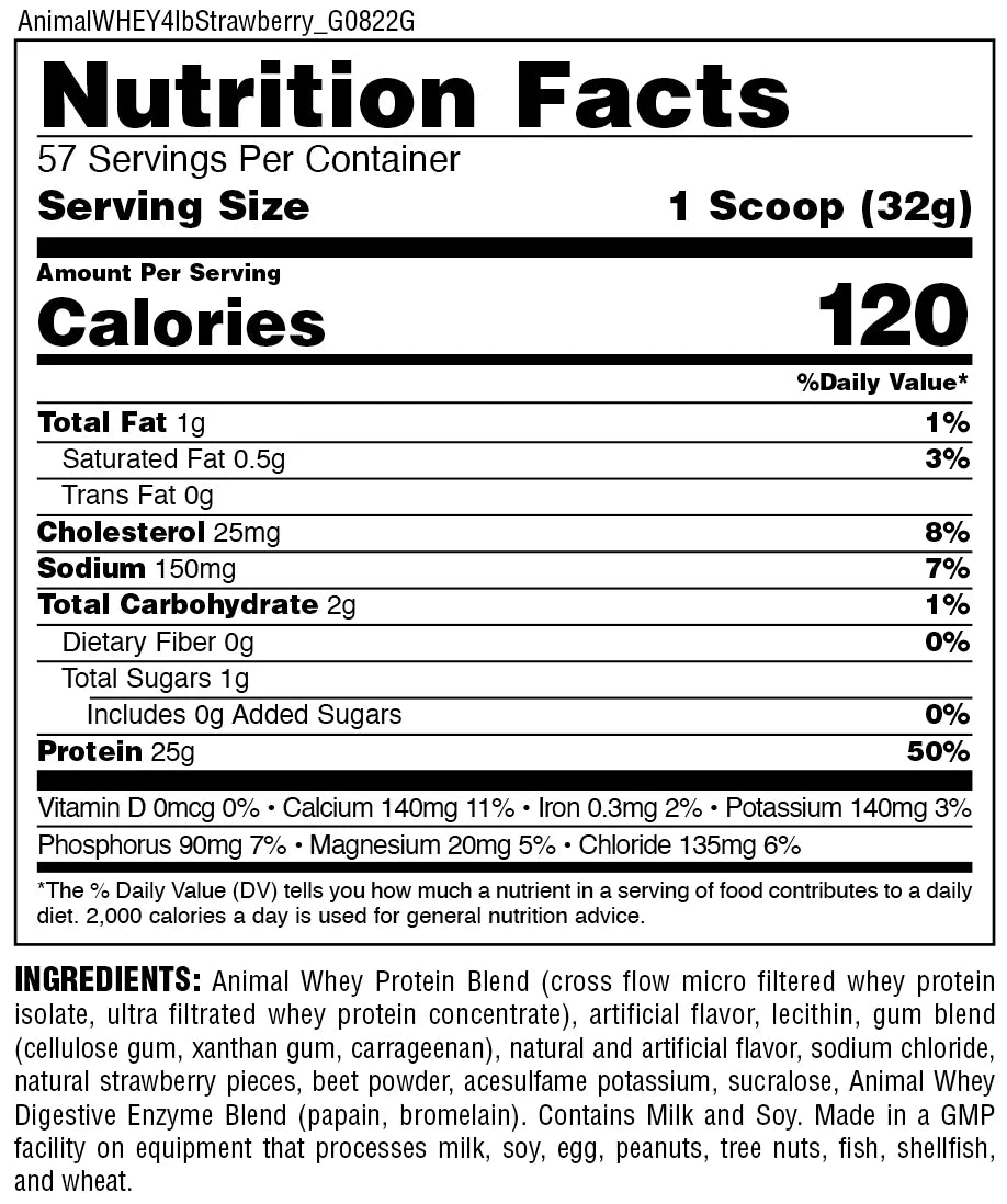 Animal - Iso Whey Protein 4LB
