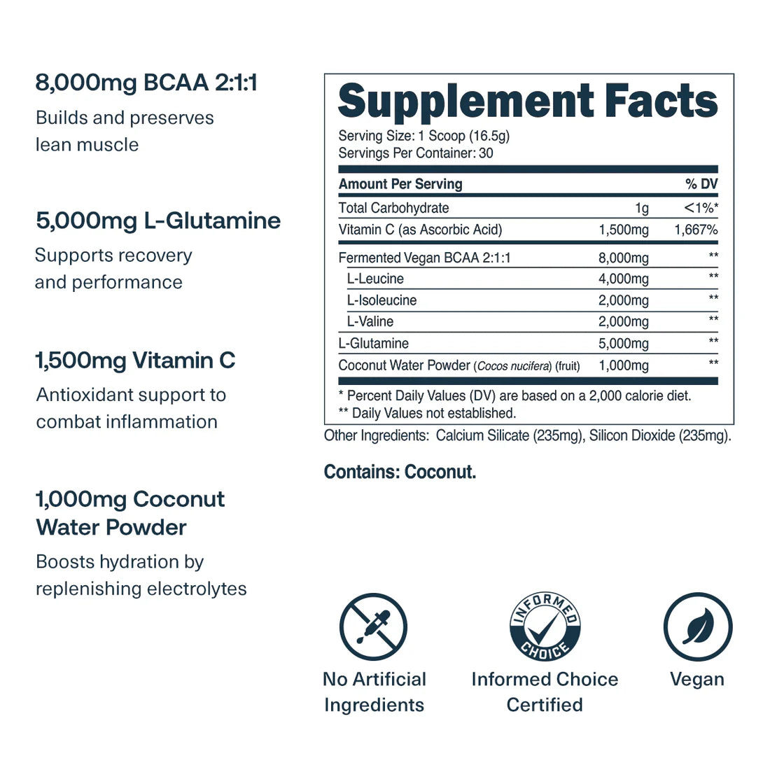 Transparent Labs - BCAA Glutamine