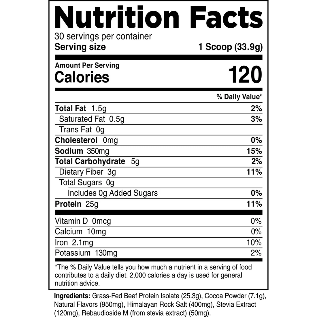 Transparent Labs - Grass Fed Beef Isolate