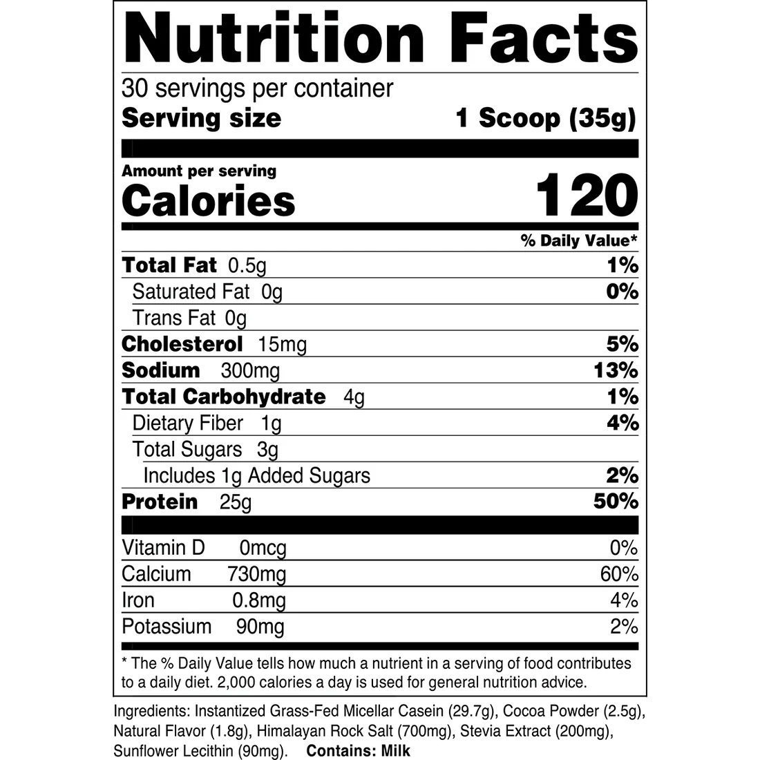 Transparent Labs - 100% Grass Fed Casein Protein