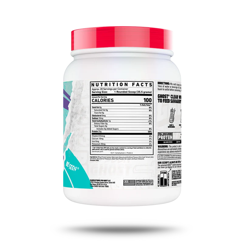 Ghost - Clear Whey Isolate Protein