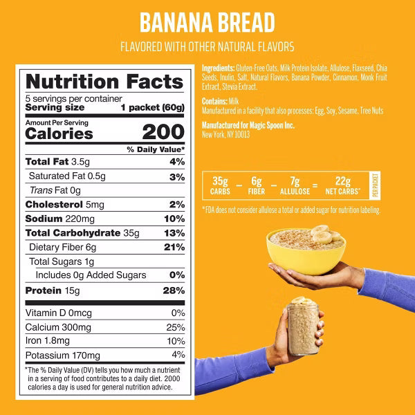 Magic Spoon Protein Oatmeal