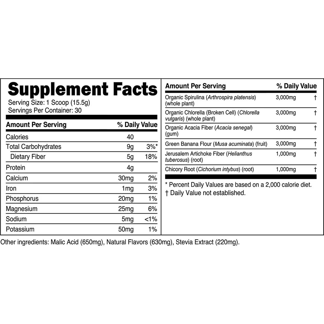 Transparent Labs - Prebiotic Greens