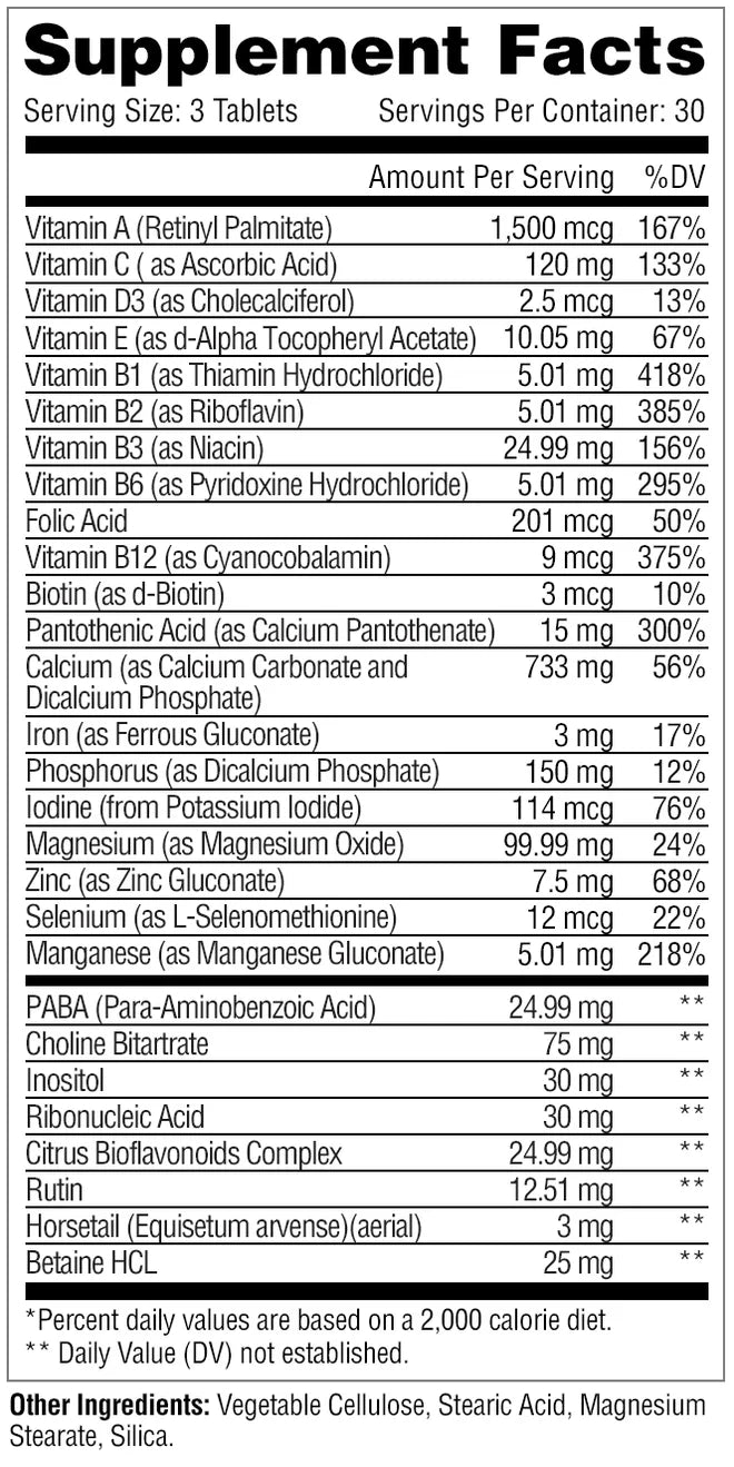 Metabolic Nutrition - Hair Skin & Nails
