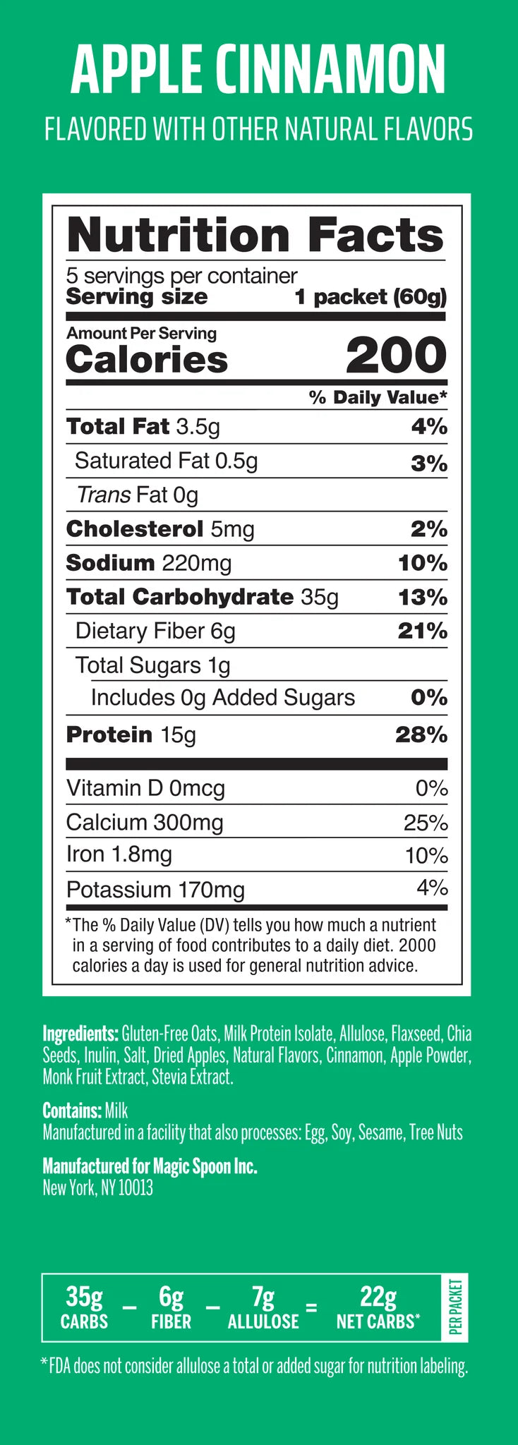 Magic Spoon Protein Oatmeal