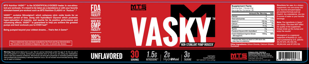 MTS Nutrition - Vasky