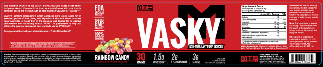 MTS Nutrition - Vasky