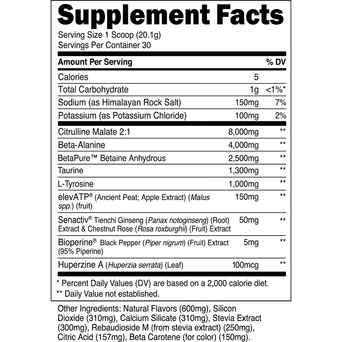 Transparent Labs - Stim Free Pre-Workout
