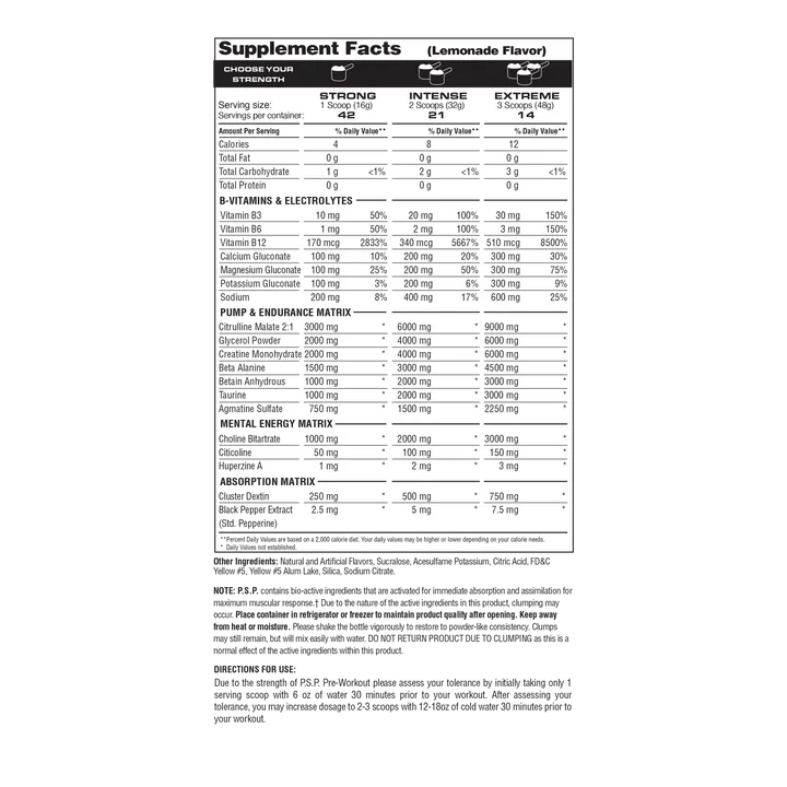 Metabolic Nutrition - Physique Stimulating Preworkout