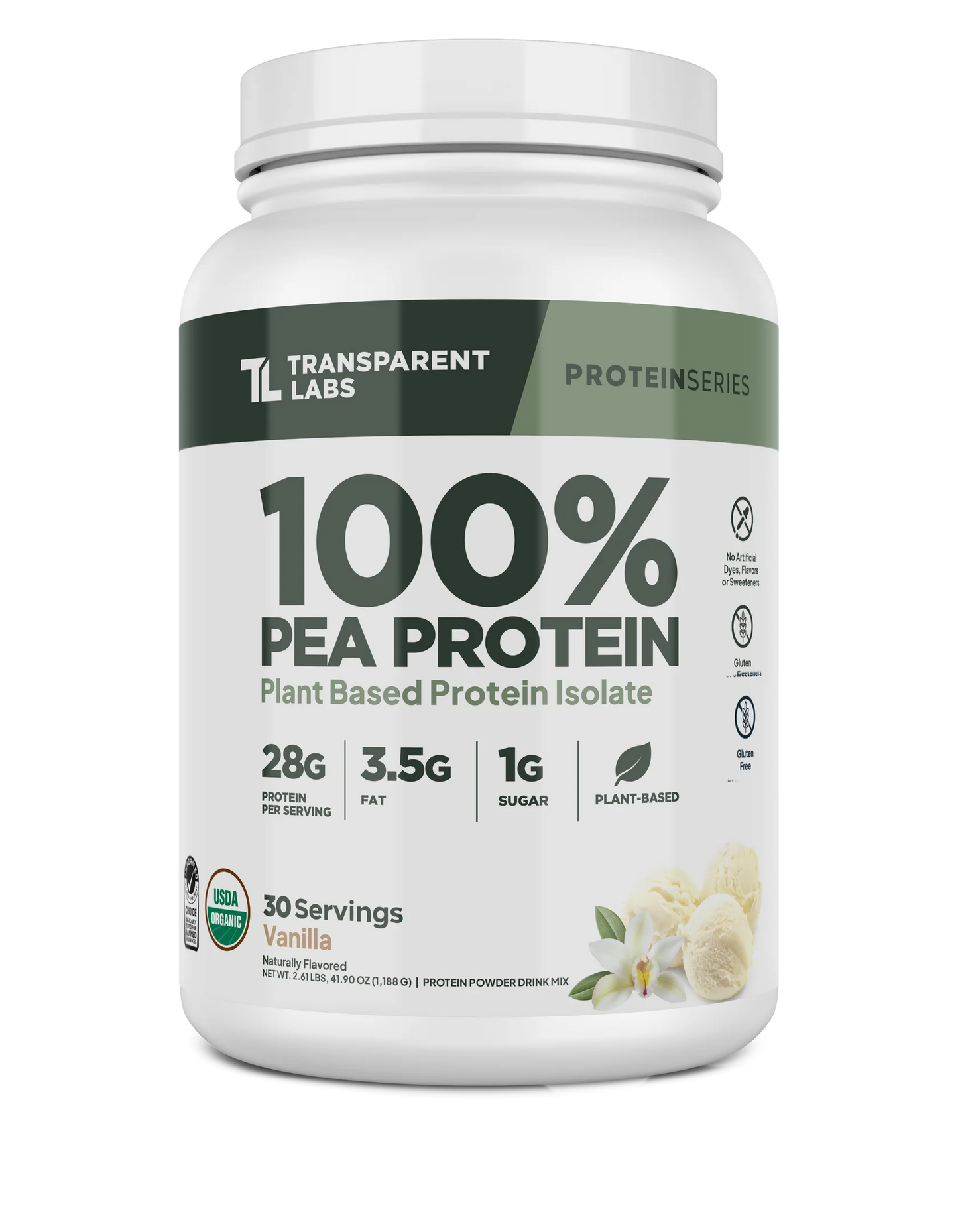 Transparent Labs - 100% Pea Protein Isolate