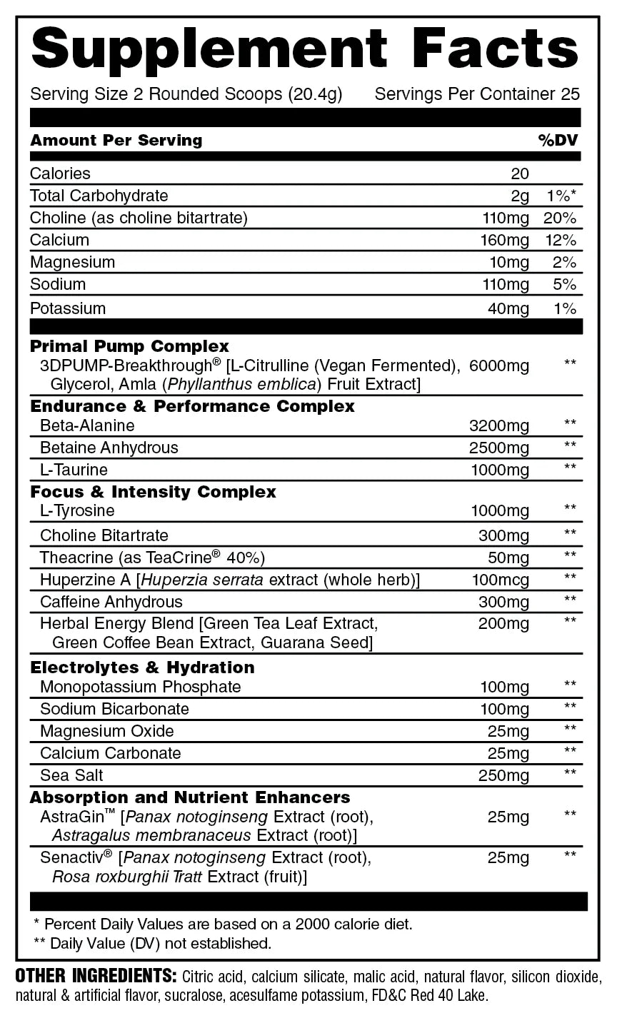 Animal - Primal Pre-Workout