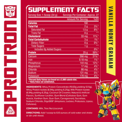 Core Nutritionals - Transformers Protron Protein Blend