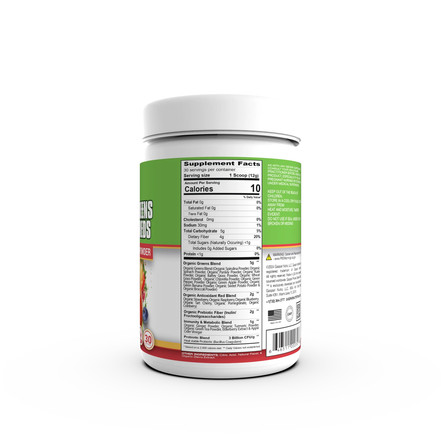Gaspari - Proven Greens & Reds
